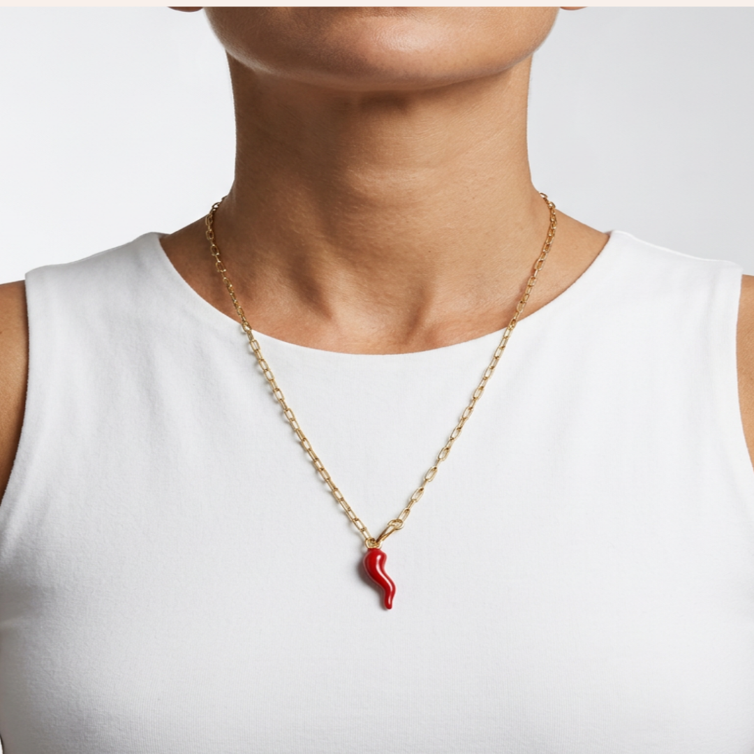 Cadena de Oro Tejido Peperclip