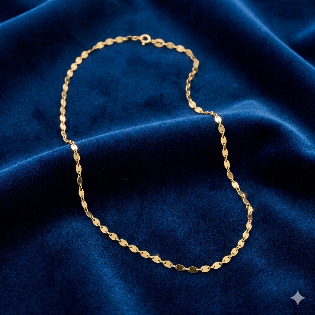 Cadena Tejido Lady' de Oro italiano