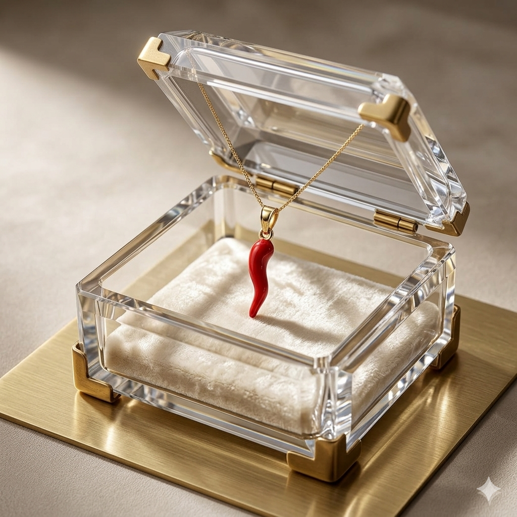 Dije Chile Oro Italiano