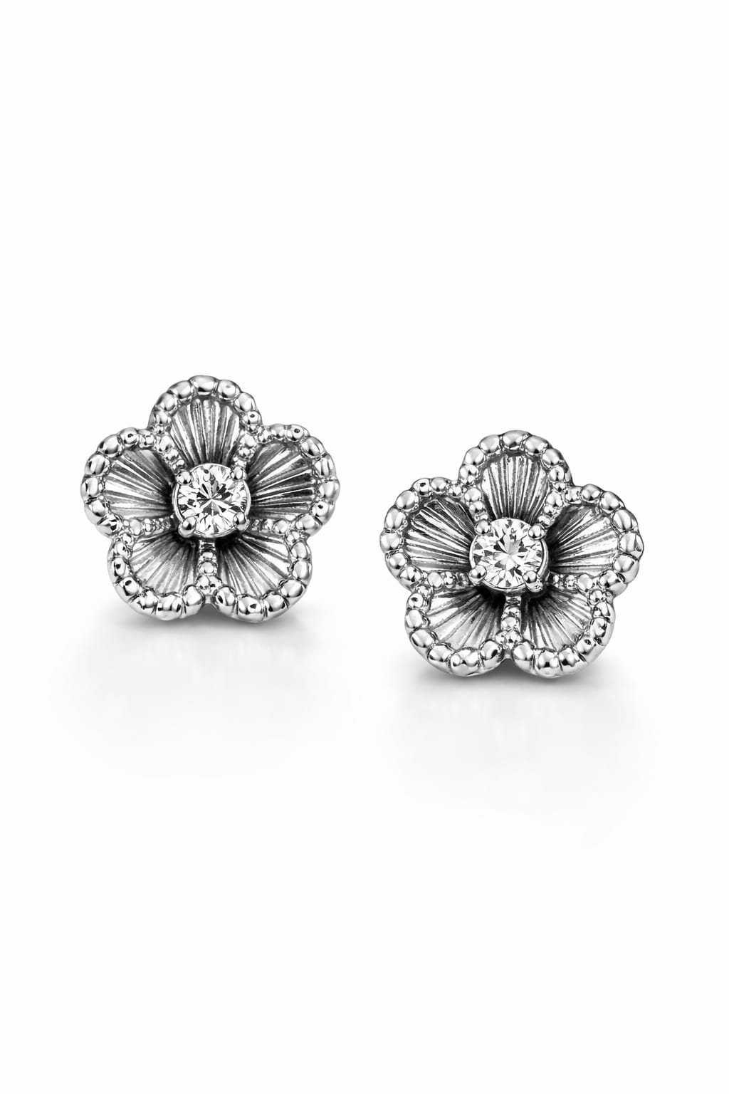 Pendiente Florales 925