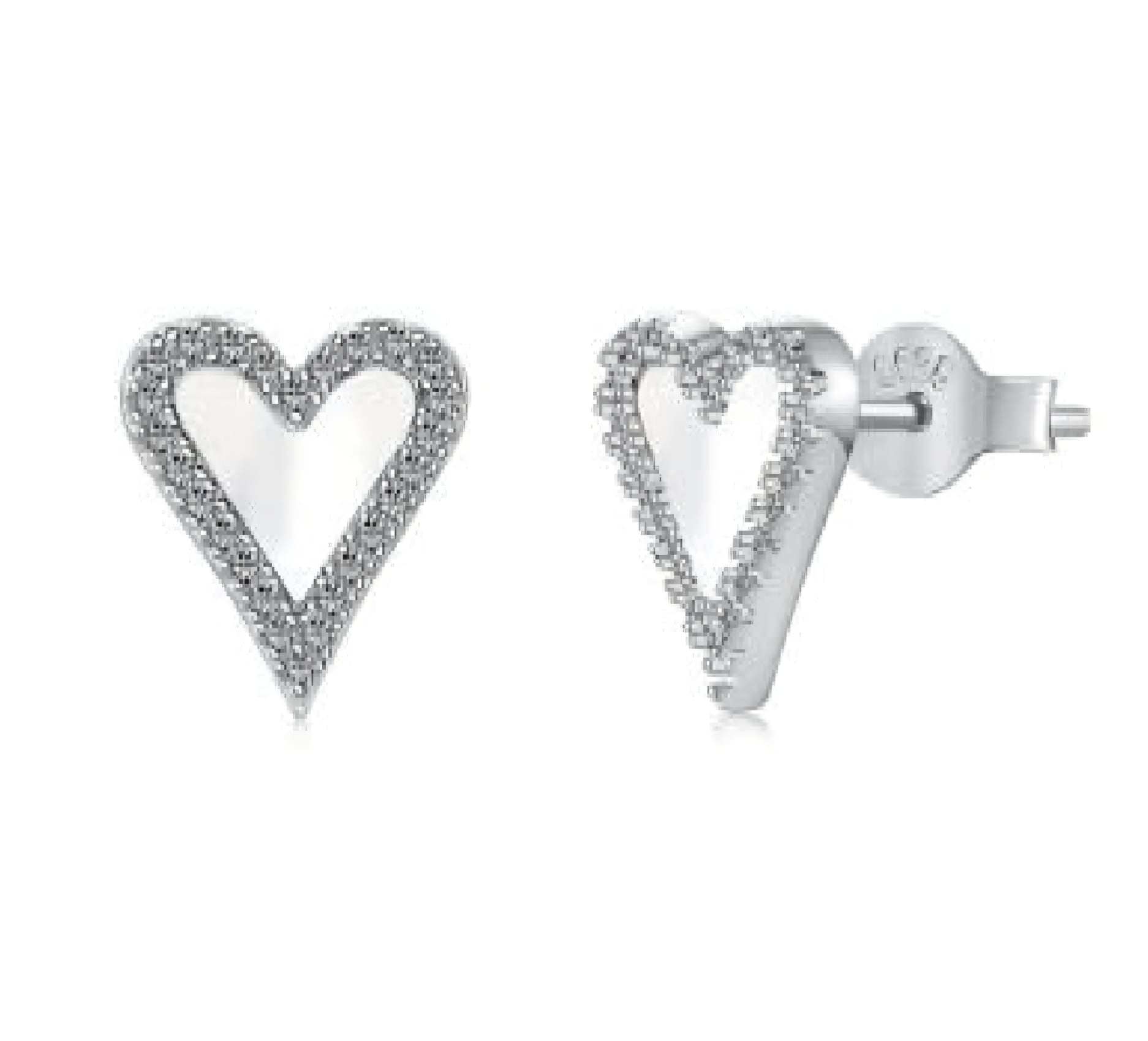 Pendiente Corazón Plata 925