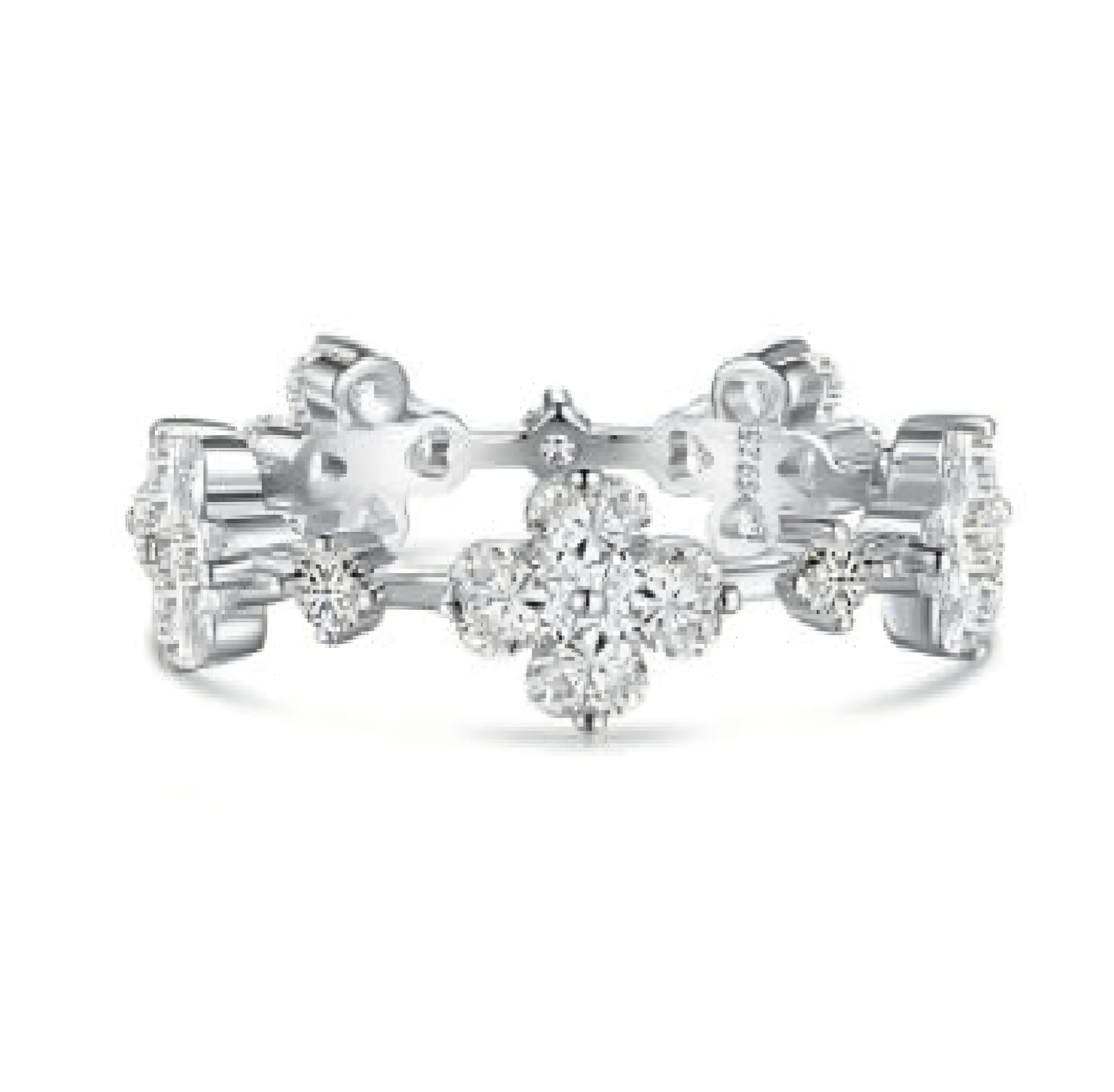 Anillo Flor Zirconia Plata 925