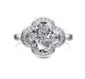 Anillo Doble Flor PLATA 925