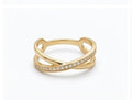 Anillo de Oro Entrelazo Real