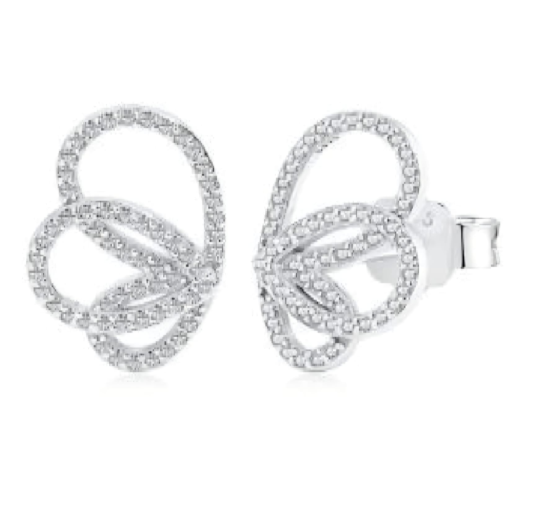 Pendientes Mariposa Plata 925